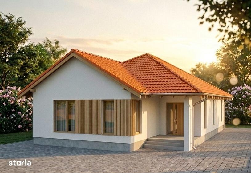 Casă cu 3 camere cu Teren 603 Mp în Ciugud