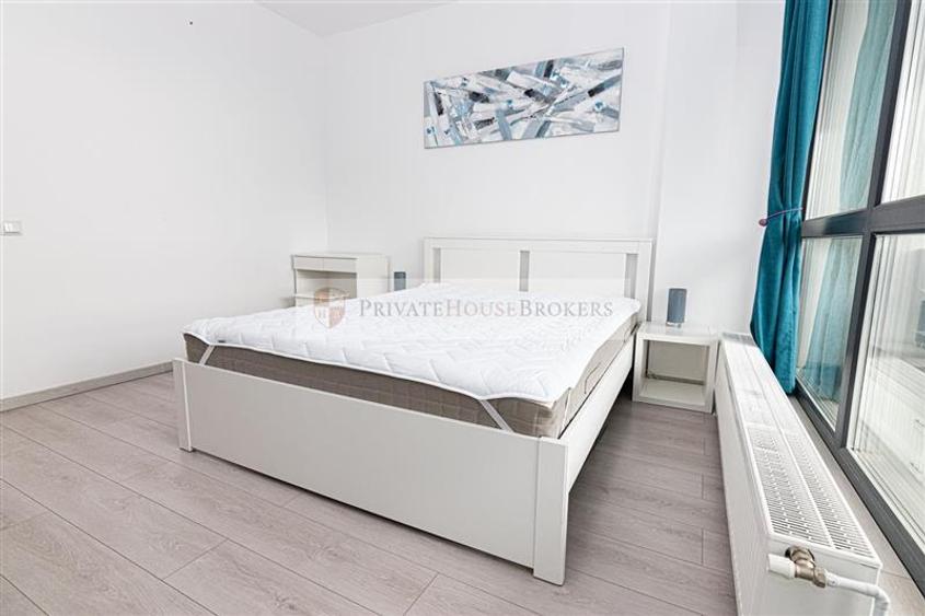 Apartament cu 2 camere semidecomandat, mobilat în Pipera
