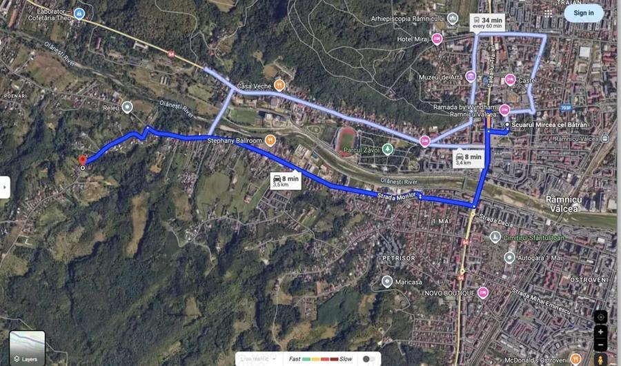 Teren Ramnicu Valcea - punct Poenari - 1