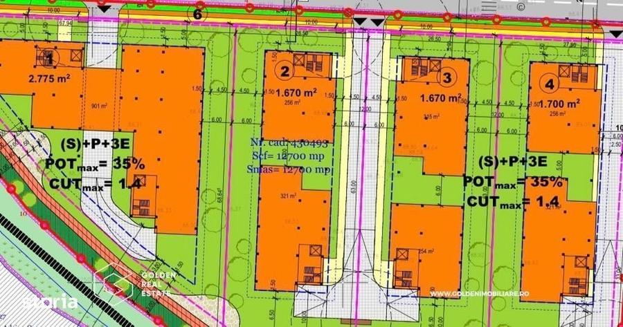 Teren constructii (S)+P+3E, zona Braytim - 1