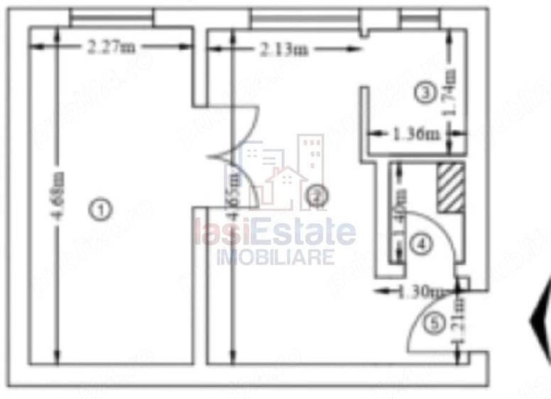 Apartament 2 camere cartier Tatarasi - 1