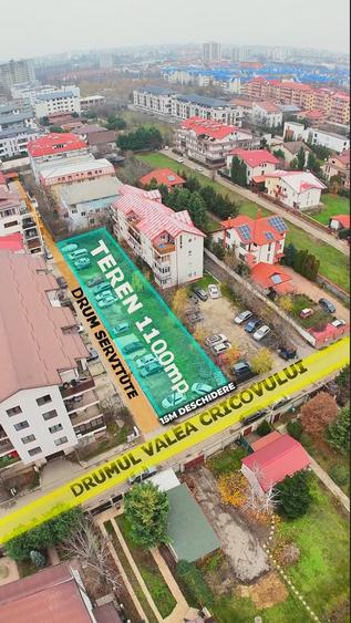 Teren Construcții intravilan de 1109 mp, în Ghencea