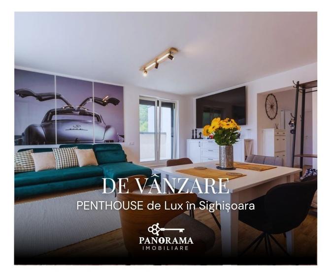 Penthouse cu 3 camere decomandat, mobilat în Exterior Nord
