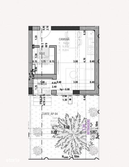 Xenero residence Eforie Nord - Studio cu curte proprie de 26 mp - 3
