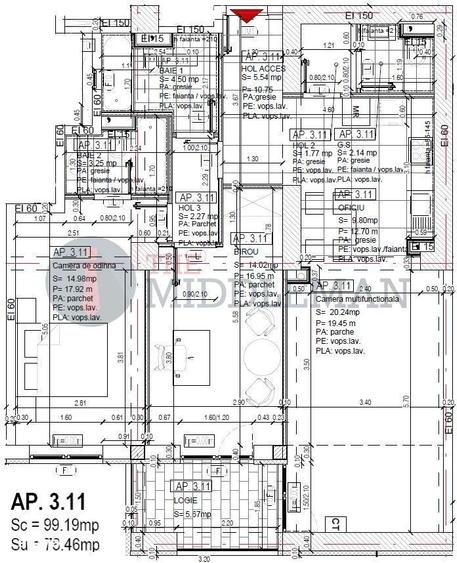 Apartament cu 3 camere si 3 bai langa Mall Veranda - 7
