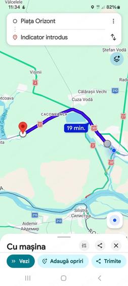 Teren de 1100 mp, în Rasa