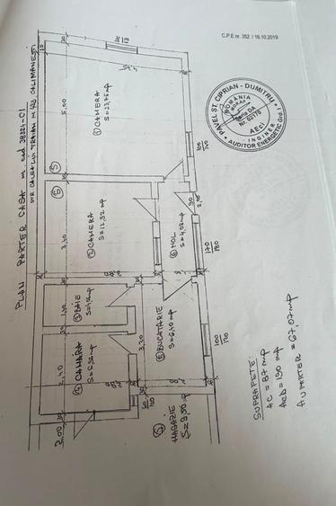 Casă individuală cu 5 camere cu Teren 1000 Mp în Central