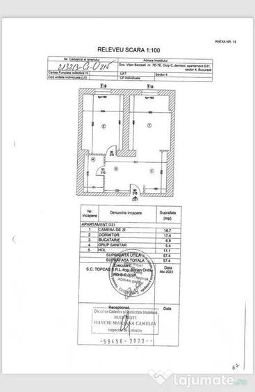 Apartament cu 2 camere semidecomandat în Vitan