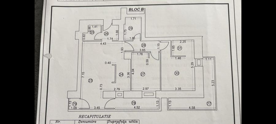 Apartament cu 3 camere decomandat, mobilat în Berceni
