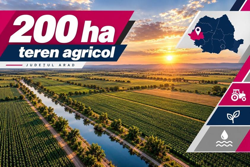 Teren agricol extravilan de 2000000 mp, în Bârsa