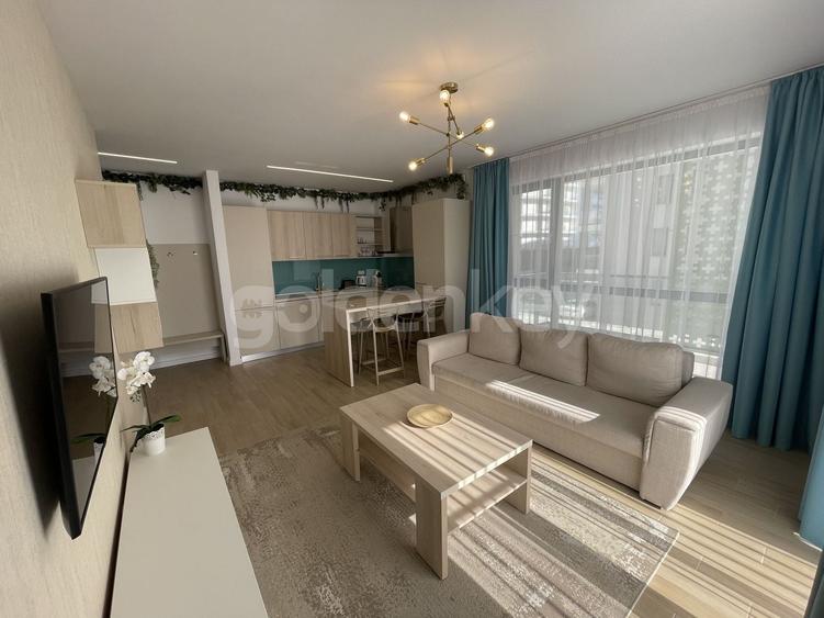 Apartament cu 2 camere semidecomandat, mobilat în Nord