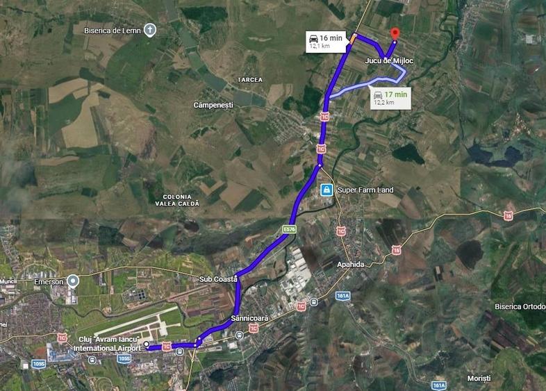 Teren intravilan 6.200 mp de vanzare strada Panselutelor, Jucu, jude?ul Cluj - 2