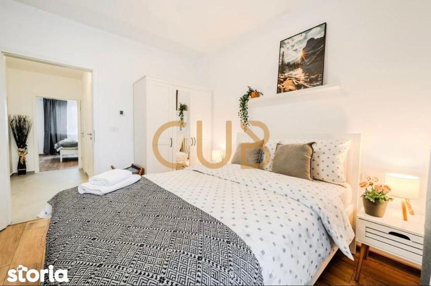 Apartament cu 3 camere, mobilat în P-ța Victoriei