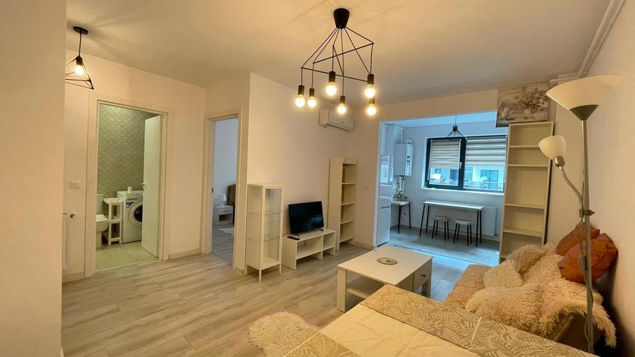 Apartament cu 2 camere decomandat, mobilat în Theodor Pallady
