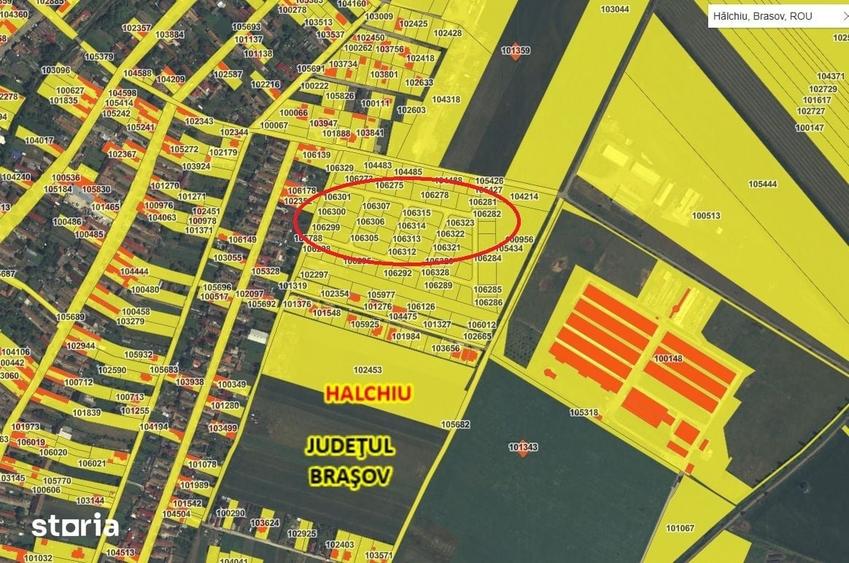 Teren intravilan cu PUZ si utilitati- 605 mp / Halchiu - 5