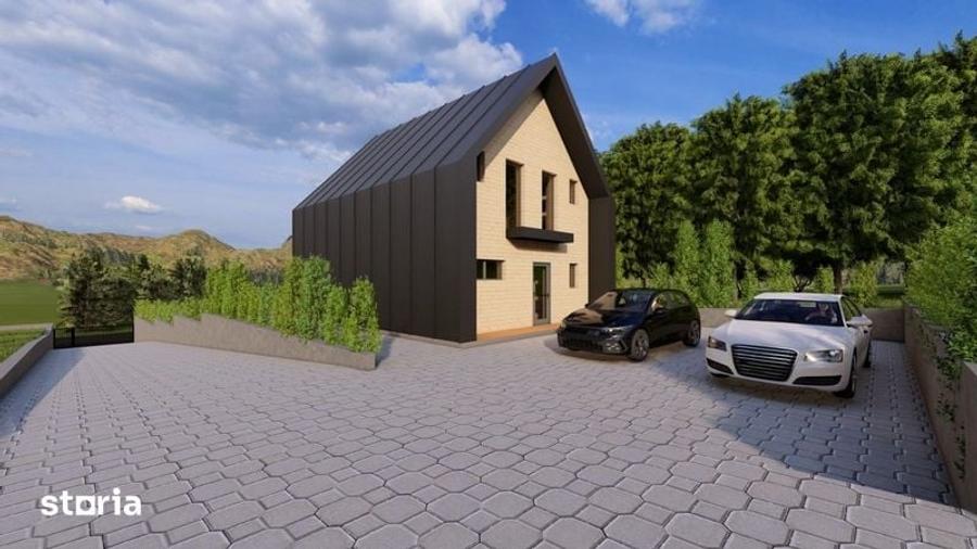 Casă cu 3 camere cu Teren 110 Mp în Coman