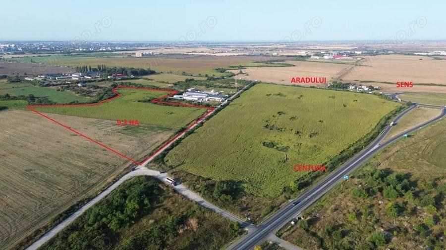 Teren de 95000 mp, în Aradului