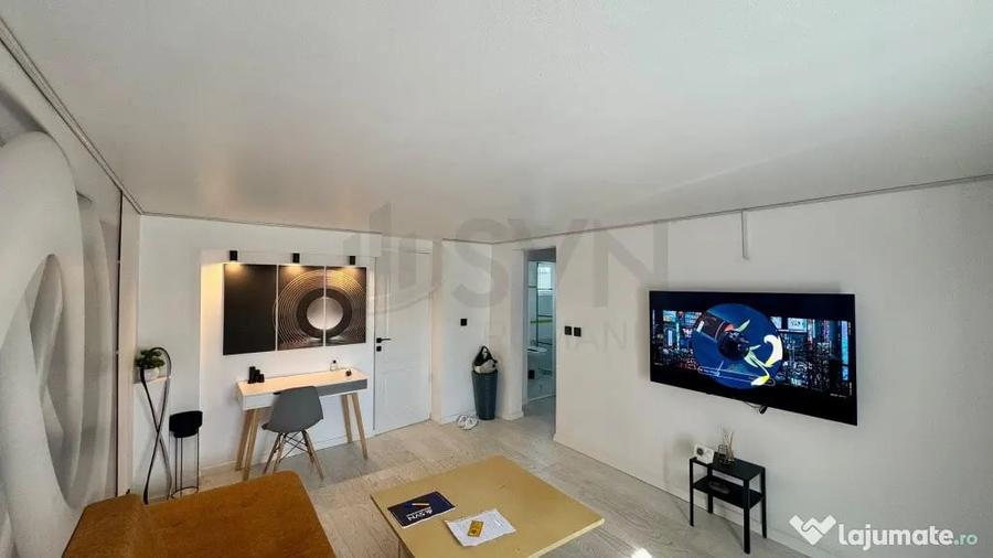 Apartament cu 2 camere decomandat în Romană