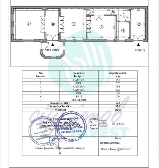 Casă cu 5 camere cu Teren 198 Mp în Decebal