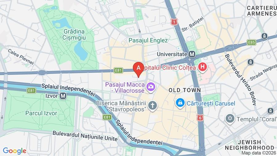 Garsonieră semidecomandată, mobilată în Universitate