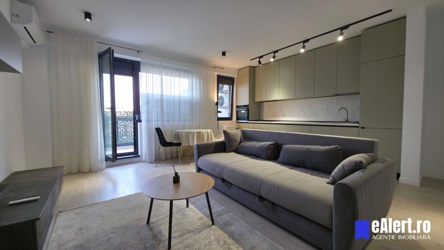 Apartament cu 2 camere semidecomandat în Pipera