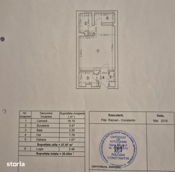 Garsonieră semidecomandată în Titan
