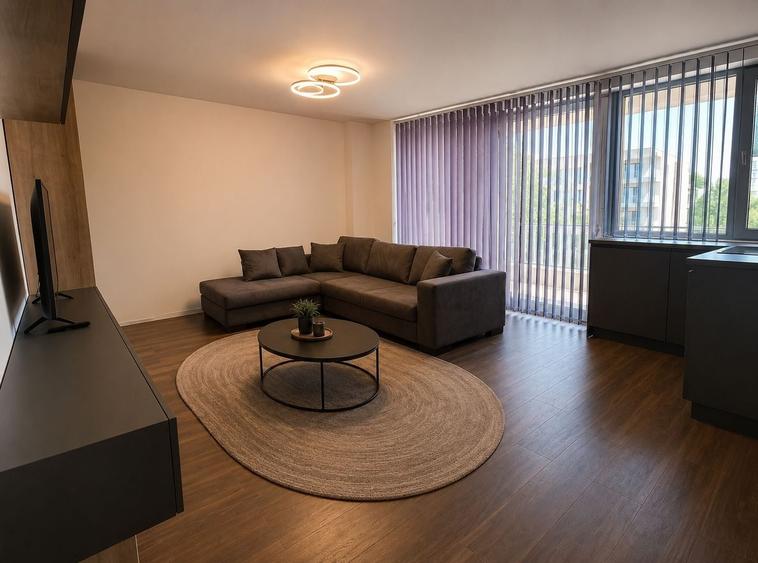 Apartament cu 2 camere decomandat, mobilat în Faleza Nord