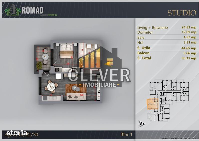 Apartament cu 2 camere în Theodor Pallady