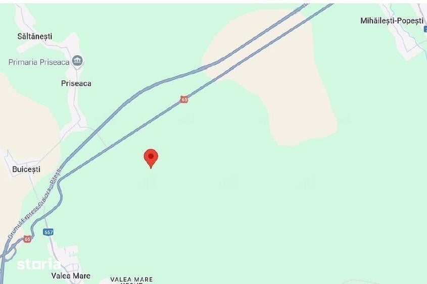 Teren de 4849 mp, în Valea Mare