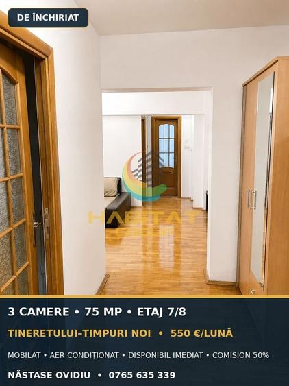 Apartament 3 Camere de Inchiriat Tineretului–Timpuri Noi ! - 9
