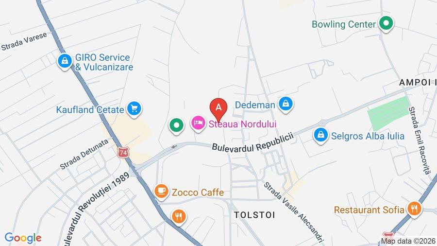 Garsonieră decomandată, mobilată în Cetate