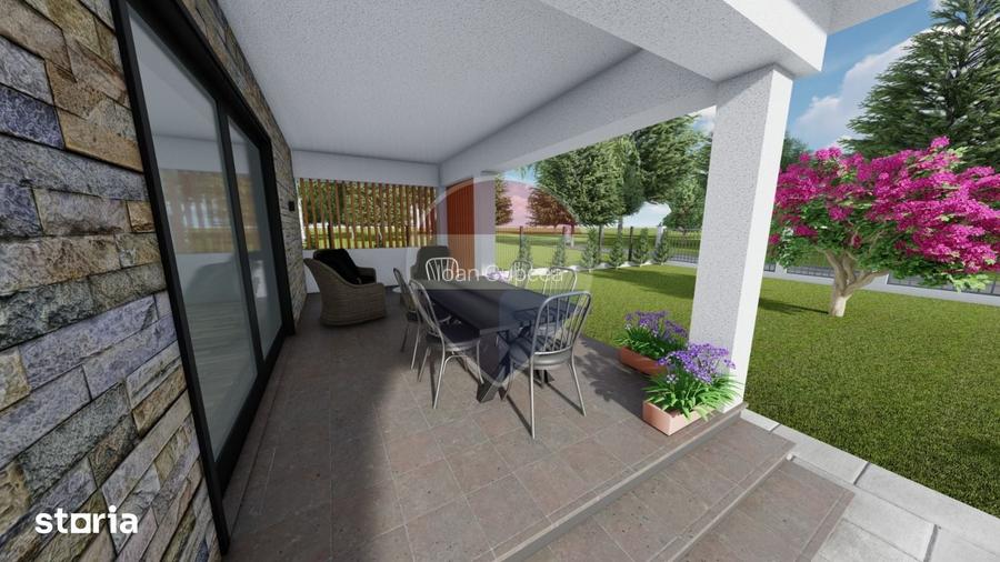 Casa noua cu 4 camere LA ROSU si 550m2 teren Mocira, Maramure?