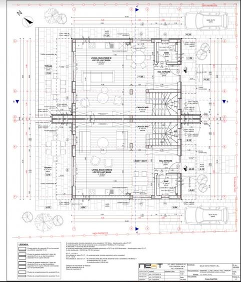 Duplex cu 6 camere cu Canalizare în Chinteni