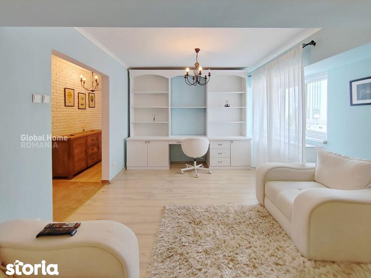 Apartament cu 3 camere, mobilat în Romană