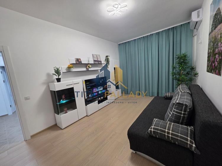 Apartament cu 2 camere decomandat, mobilat în Theodor Pallady
