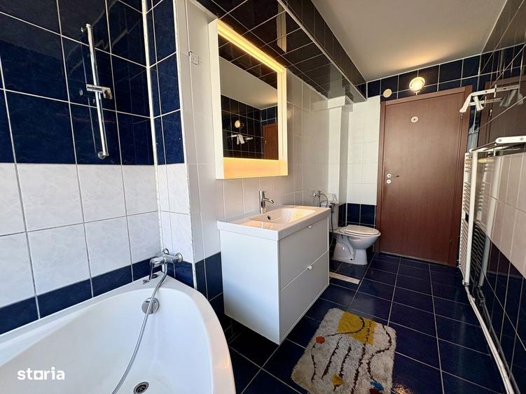 Apartament cu 2 camere semidecomandat, mobilat în Central