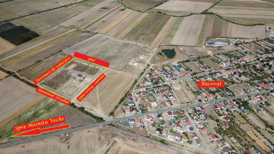 Teren Construcții intravilan de 558 mp, în Bucovăț (Remetea Mare)