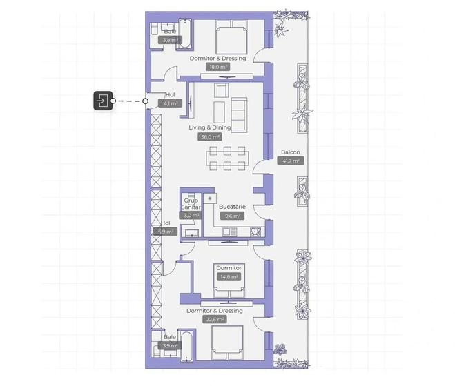Apartament 4 camere zona Erou Iancu Nicolae - 7