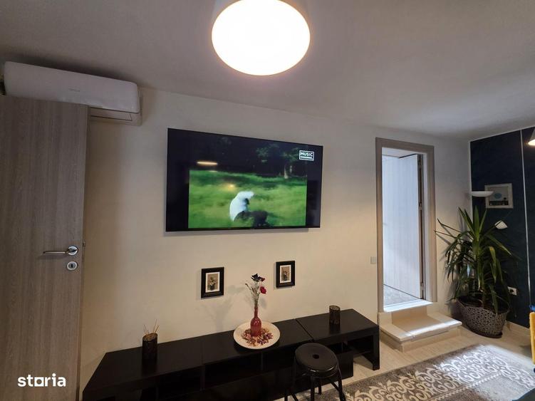 Casa str Sirenelor parter + subsol mobilata modern curte comuna - 7