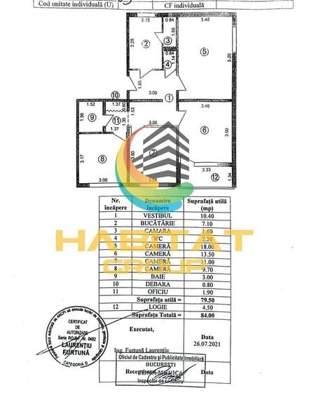 Apartament cu 4 camere decomandat, mobilat în Berceni