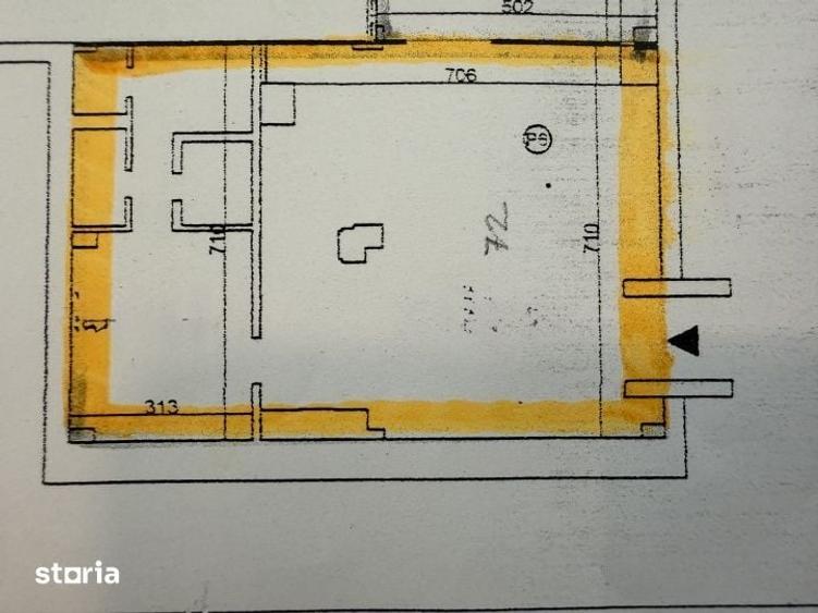 Spațiu comercial, de 72 mp, în Central