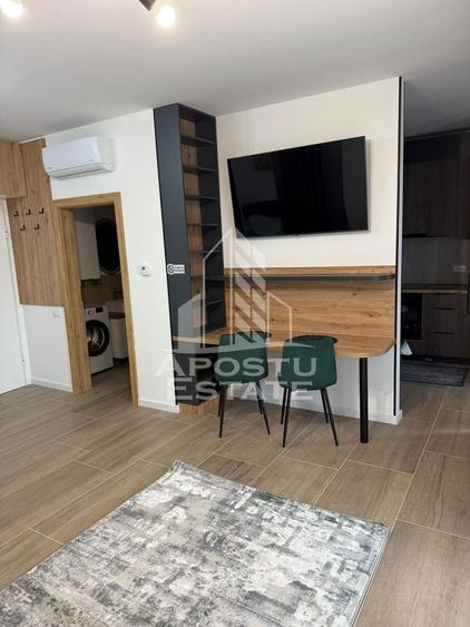 Garsonieră circulară, mobilată în Torontalului
