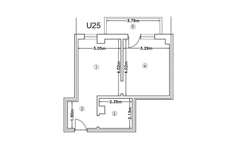 Apartament cu 2 camere decomandat în Vișan — fotografia 1