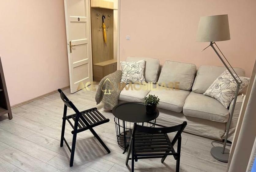 Apartament cu 2 camere decomandat, mobilat în P-ța Romană