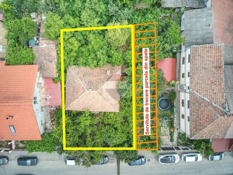 Casă individuală cu 2 camere cu Teren 495 Mp în Central