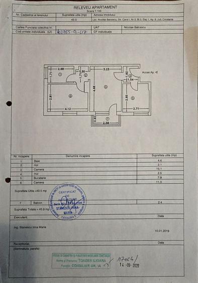 Apartament cu 2 camere semidecomandat în Nicolae Bălcescu