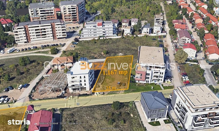 Teren de 1167 mp, în Central