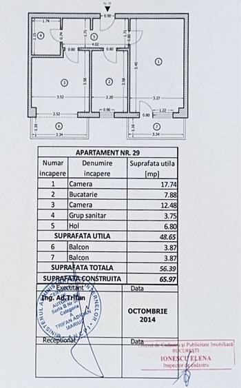 Apartament cu 2 camere decomandat în Sălaj