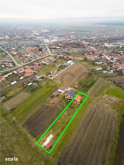 Casă cu 5 camere cu Teren 752 Mp în Oșorhei