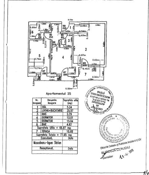 Apartament 3 camere – etaj 3 – Complex Grand'or – terasă + 2 parcări - 10
